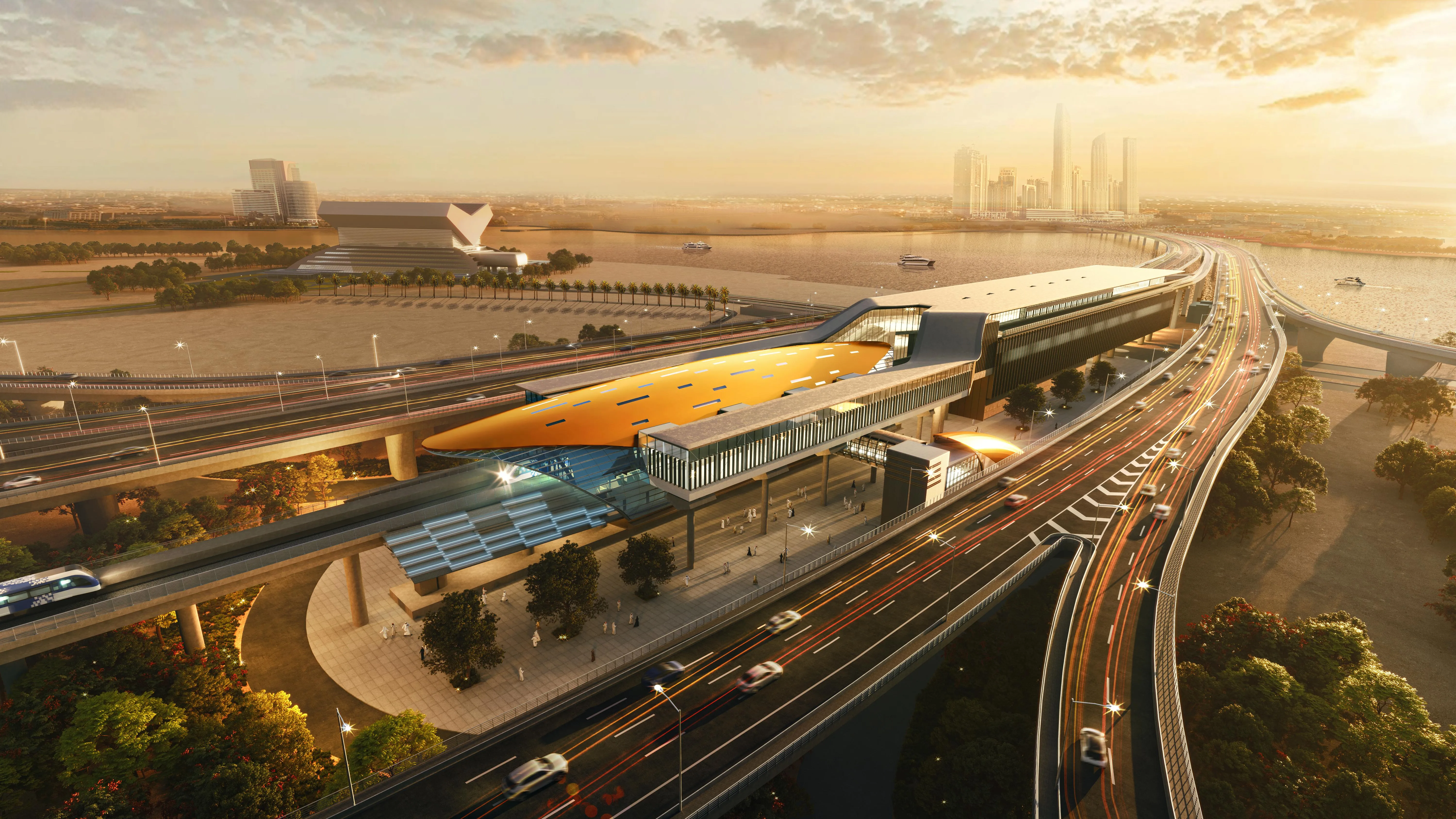 Blue line metro dubai